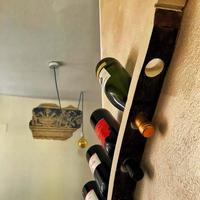 Portabottiglie da parete singolo - porta vini