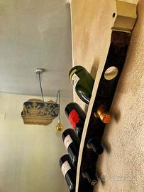Portabottiglie da parete singolo - porta vini