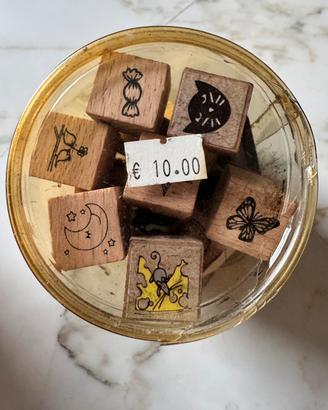 Timbri in legno per bambini