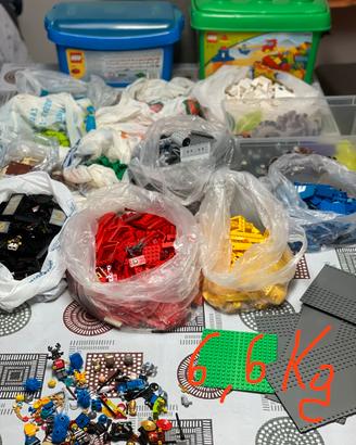 Lotto 6,6 kg pezzi  LEGO  + Rari