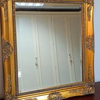 SPECCHIO - SPECCHIERA BAROCCA CORNICE ORO 67x77