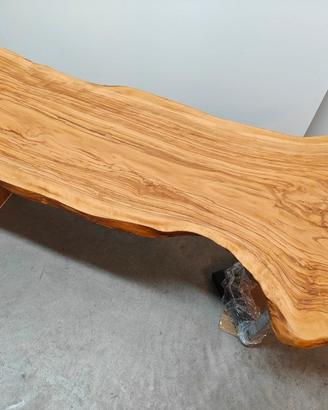 Tavolino da salotto in ulivo, coffee table