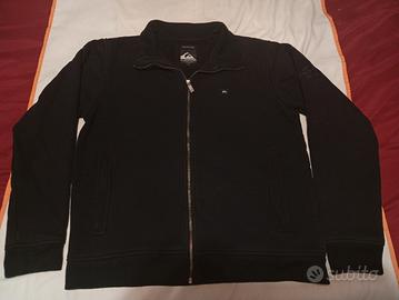 Felpa Quiksilver Premium L nera zip bomber