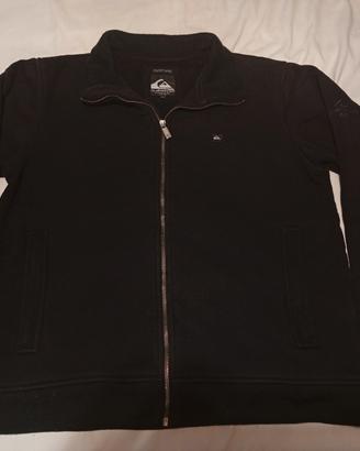 Felpa Quiksilver Premium L nera zip bomber