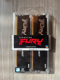 RAM Kingston FURY Beast DDR5 16GB 6000MT/s