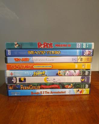 8 Custodie Cartoni Animati senza DVD