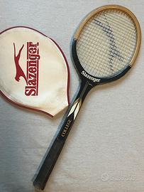 Racchetta tennis vintage Slazenger College +fodero