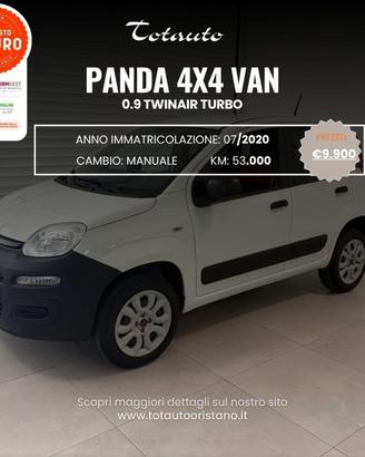 FIAT Panda 0.9 TwinAir Turbo S&S 4x4 Pop Van 2 p
