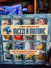 il libro calamita dei mezzi a motore