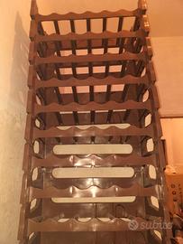 Cantinette portabottiglie in plastica vintage