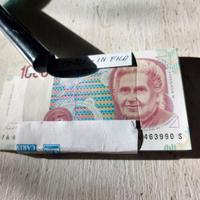 Banconota 1000 lire fds ottobre 1990