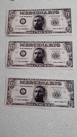 Lotto 3 PZ banconote Dollarumma SALDI 3x2 