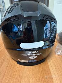 Casco M con interfono e seconda visiera oscurante