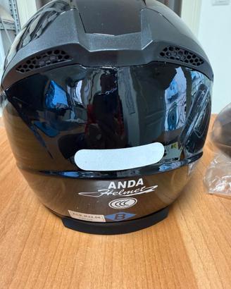 Casco M con interfono e seconda visiera oscurante