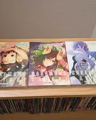 Bakemonogatari Manga - primi 5 volumi