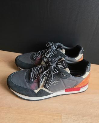 Sneakers uomo Pepe Jeans, modello Brit Pint, tg 41