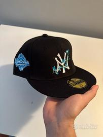 Cappello new era yankees custom fiori taglia 7 1/4