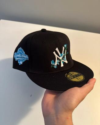 Cappello new era yankees custom fiori taglia 7 1/4
