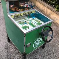 Micro guida vintage anni 70 a moneta mini pista