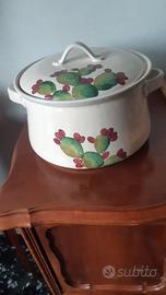 Ceramica Leccese (stile Salento)decorato fico d'in