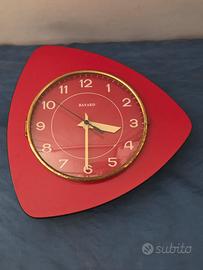BAYARD OROLOGIO DA PARETE VINTAGE ROSSO 