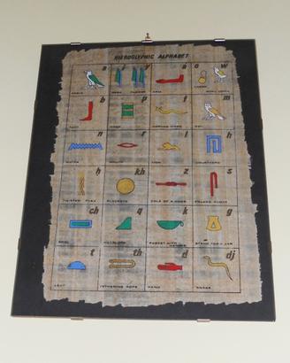 PAPIRO EGIZIO più due cornici