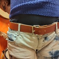 Cinture in cuoio vacchetta