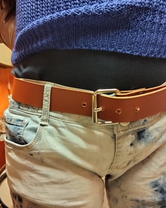 Cinture in cuoio vacchetta