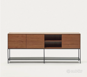 Credenza Vedrana 3 ante noce kave home
