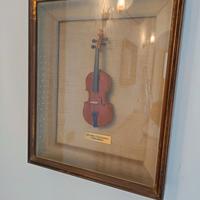 Quadro con riproduzione miniatura Stradivarius