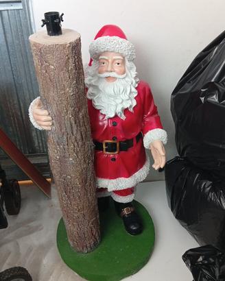 Albero  natale e palla luminosa