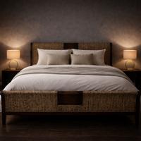 Letto in foglie di banano