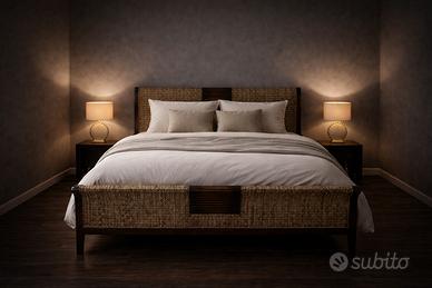 Letto in foglie di banano