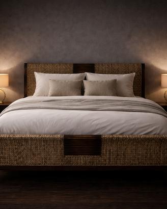 Letto in foglie di banano