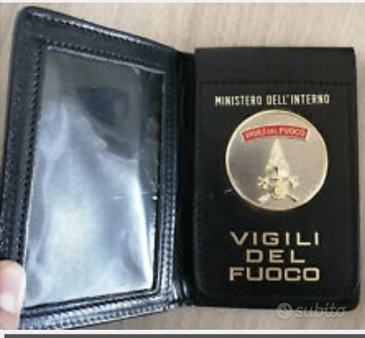 Portafoglio con placca on sale vigili del fuoco