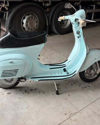 VESPA FARO TONDO DOCUMENTI ORIGINALI TARGA PICCOLA