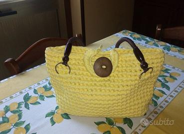 Borsa tricot cotone