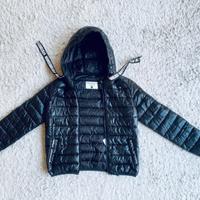 piumino eco TERRANOVA nero cappuccio tg. S