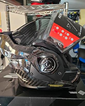Casco modulare ls2 ff901 advant x c carbon solid