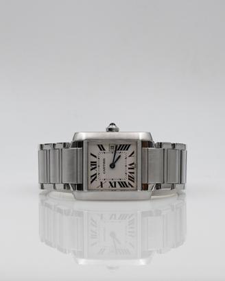 Cartier Tank Française 2485 con datario – 25x30mm