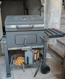 Barbecue Tepro a carbone con coperchio e termometr