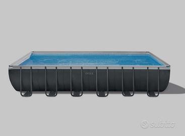 Piscina fuori terra da giardino esterna 7×4m INTEX