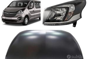 Opel Vivaro frontale cofano fanale freni barre 14