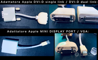 CAVI e ADATTATORI: DVI, VGA, MINI DISPLAY PORT