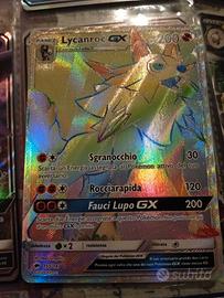 Carta Pokemon Lycanroc Gx 155/147 mint