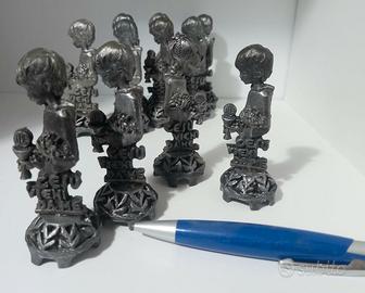 11 bomboniere in peltro per Comunione