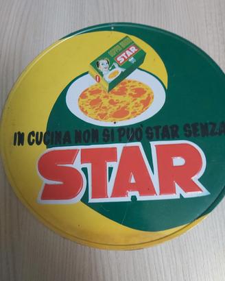 cartello in latta, della star