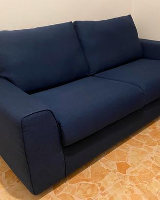 Diavano tessuto blu -  3 Posti - Poltrone e Sofà