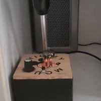 microfono tavolo  solo scheda ecc83 cb om 