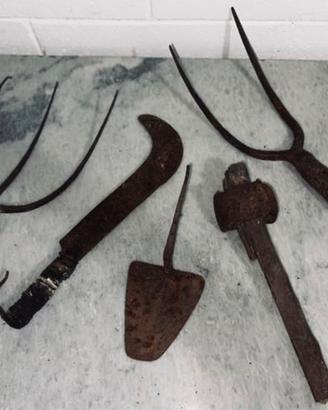 Antichi attrezzi agricoli del 800